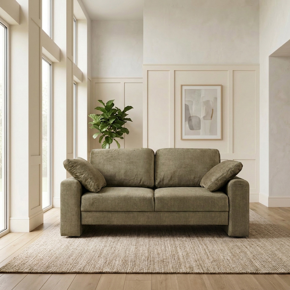 Dalton 3 Seater Sofa Olive Image 3