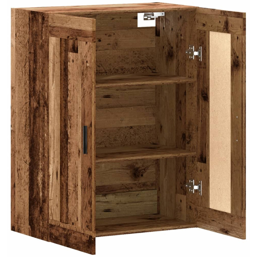 vidaXL 2 Door Brown Old Wood Wall Mounted Cabinet Image 7
