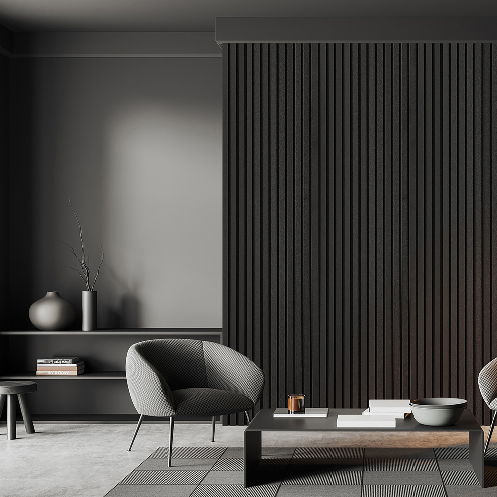 Fuse Acoustic Black Oak Wooden Wall Panel 2.4 x 0.6m Image 4