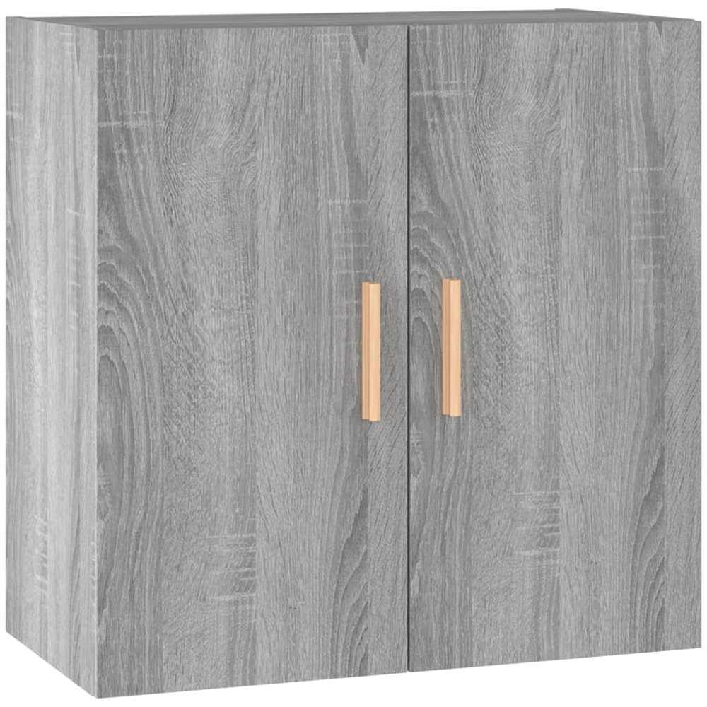 vidaXL 2 Door Grey Sonoma Wall Cabinet Image 2