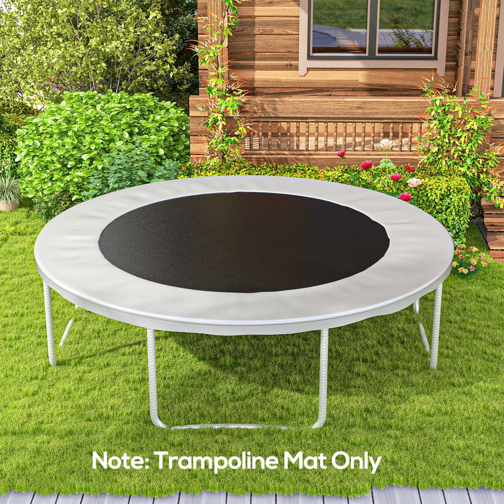 SPORTNOW 12ft Black Trampoline Mat with 72 V-Hooks Image 4