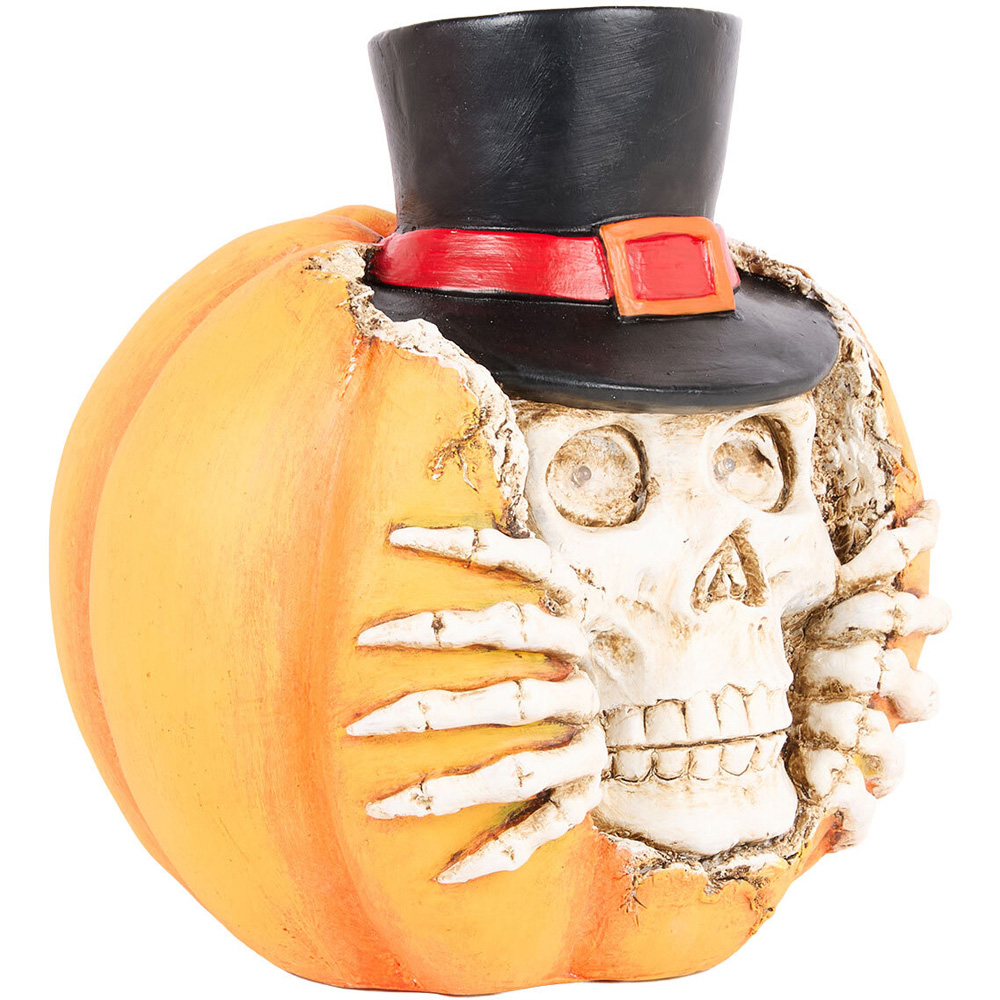 LED Skull Pumpkin Light Image 2
