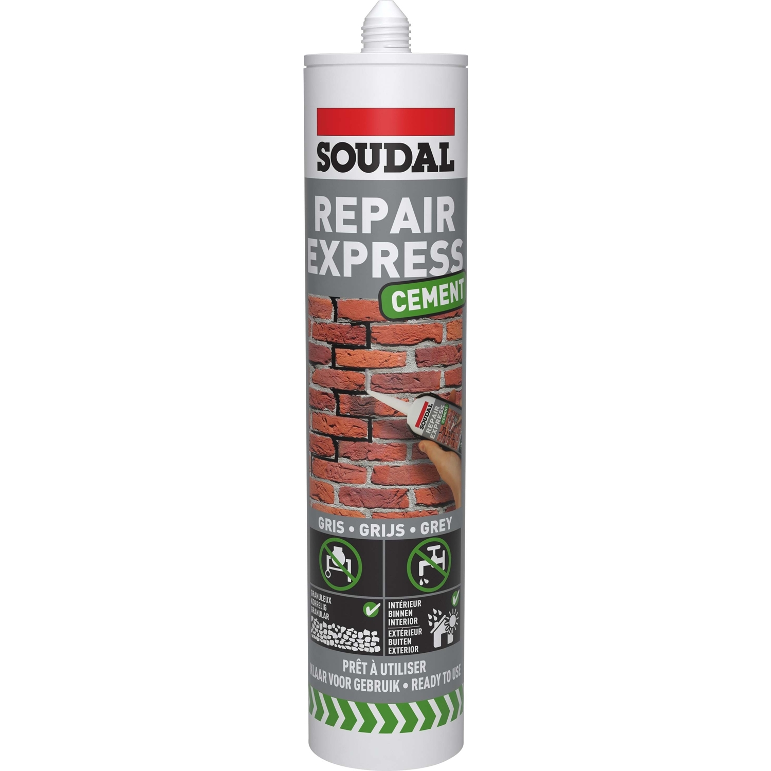 Soudal Repair Express Grey Cement 590g Image