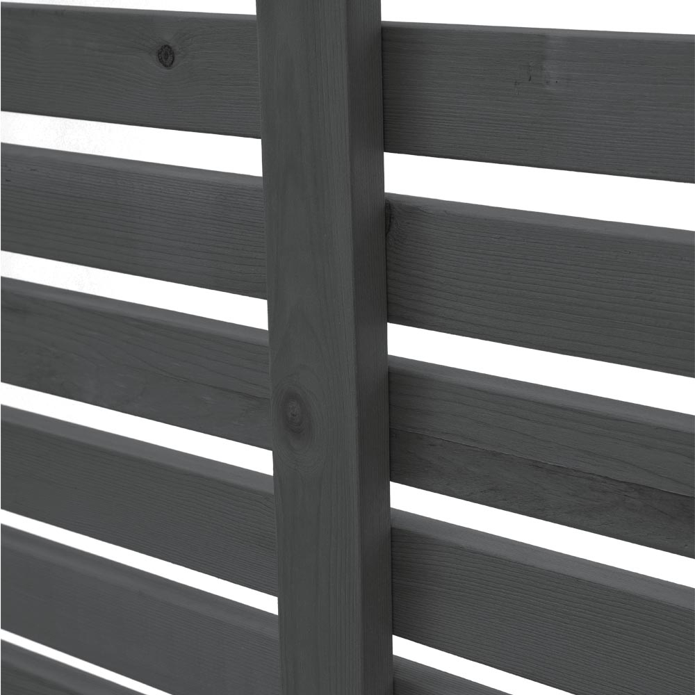 Living and Home 6 x 4ft Wooden Slatted Garden Fence Gate Image 5