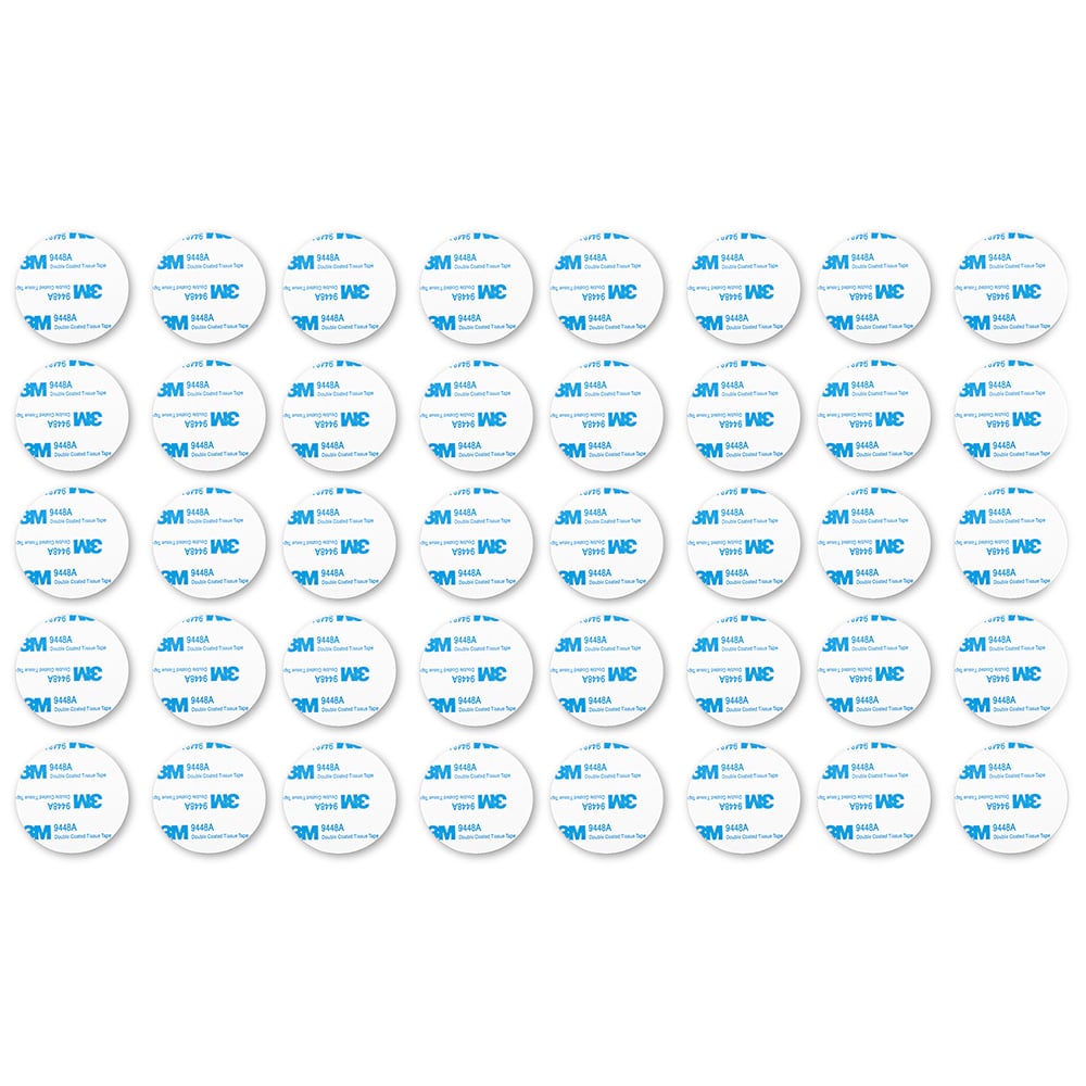 St Helens Grey Double-Sided Round Adhesive Mounting Pads 2cm 40 Pack Image 1
