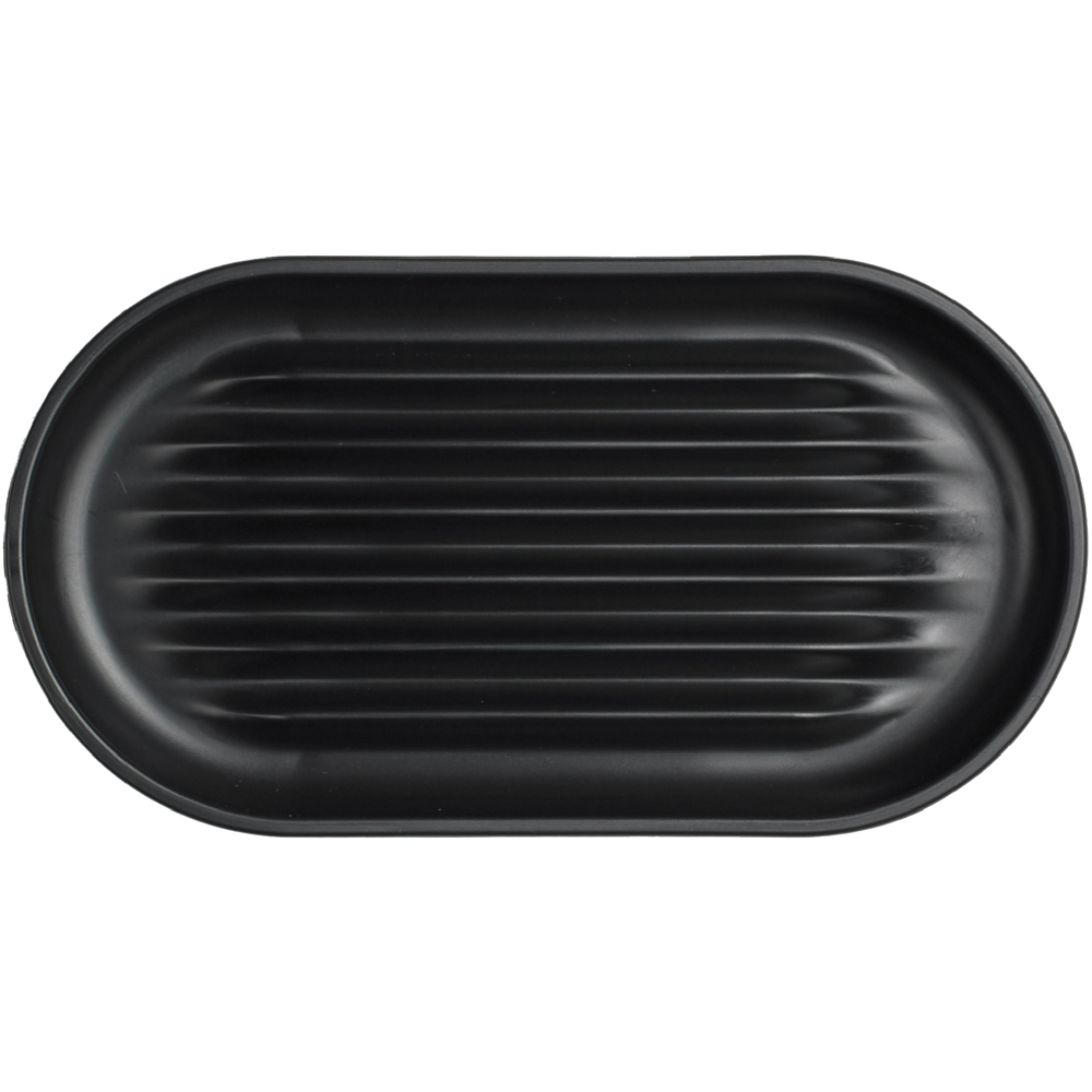 ReBorn Dark Grey Recycled Plastic Soap Dish Twin Pack Image 4