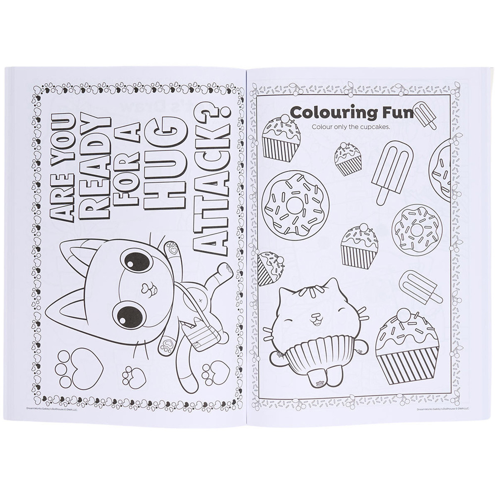 Gabbys Dollhouse Jumbo Colouring Book Image 2