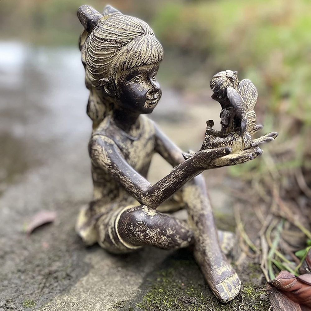 Marco Paul Sitting Girl With Fairy Image 5