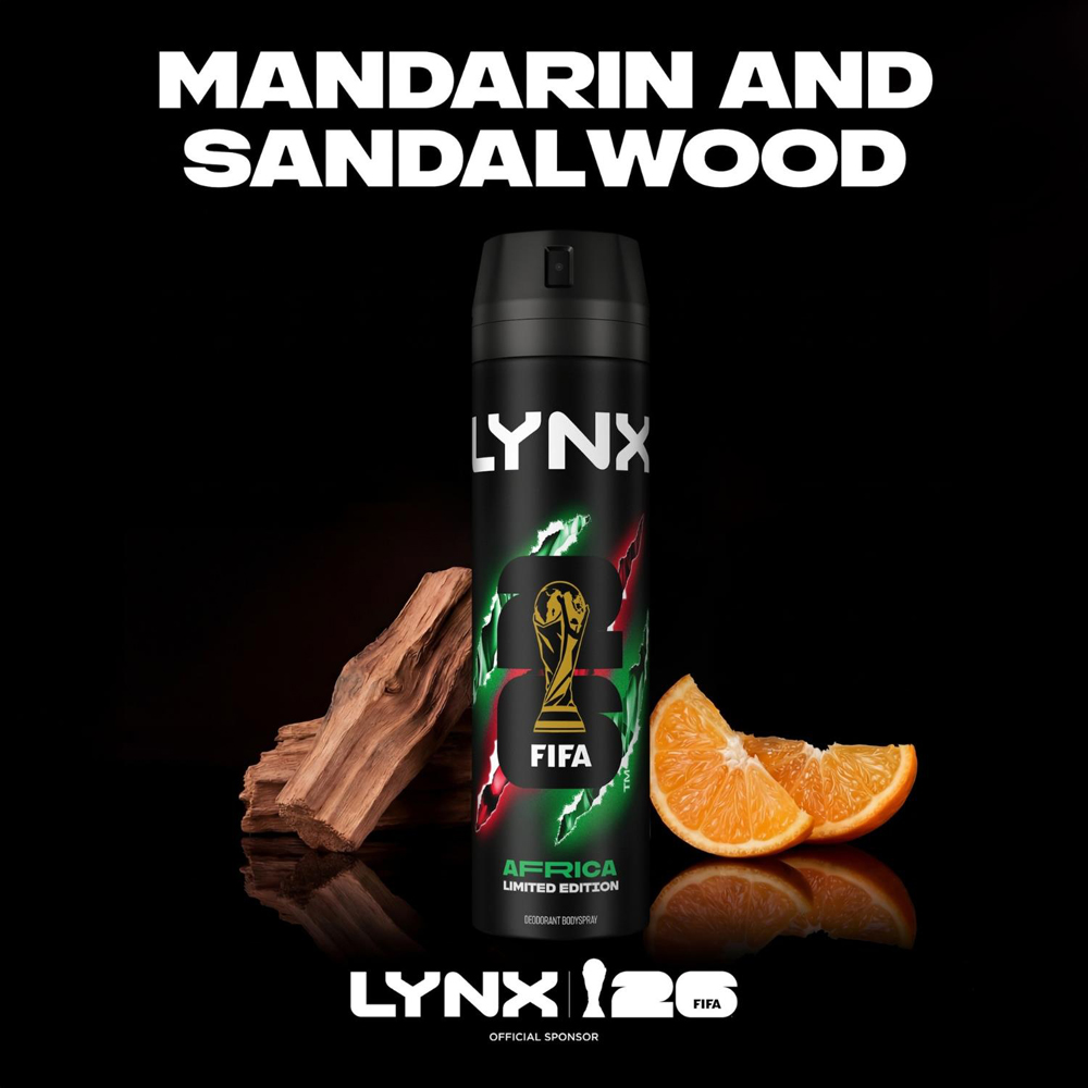 Lynx XL Africa Mandarin and Sandalwood 48H Sweat Protection Deodorant Body Spray 200ml 3 Pack Image 5