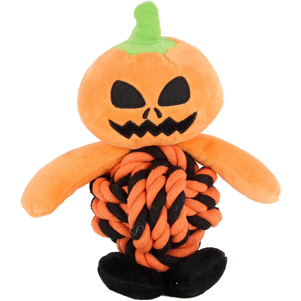 Tangled Tummy Monster Plush Dog Toy Image 4