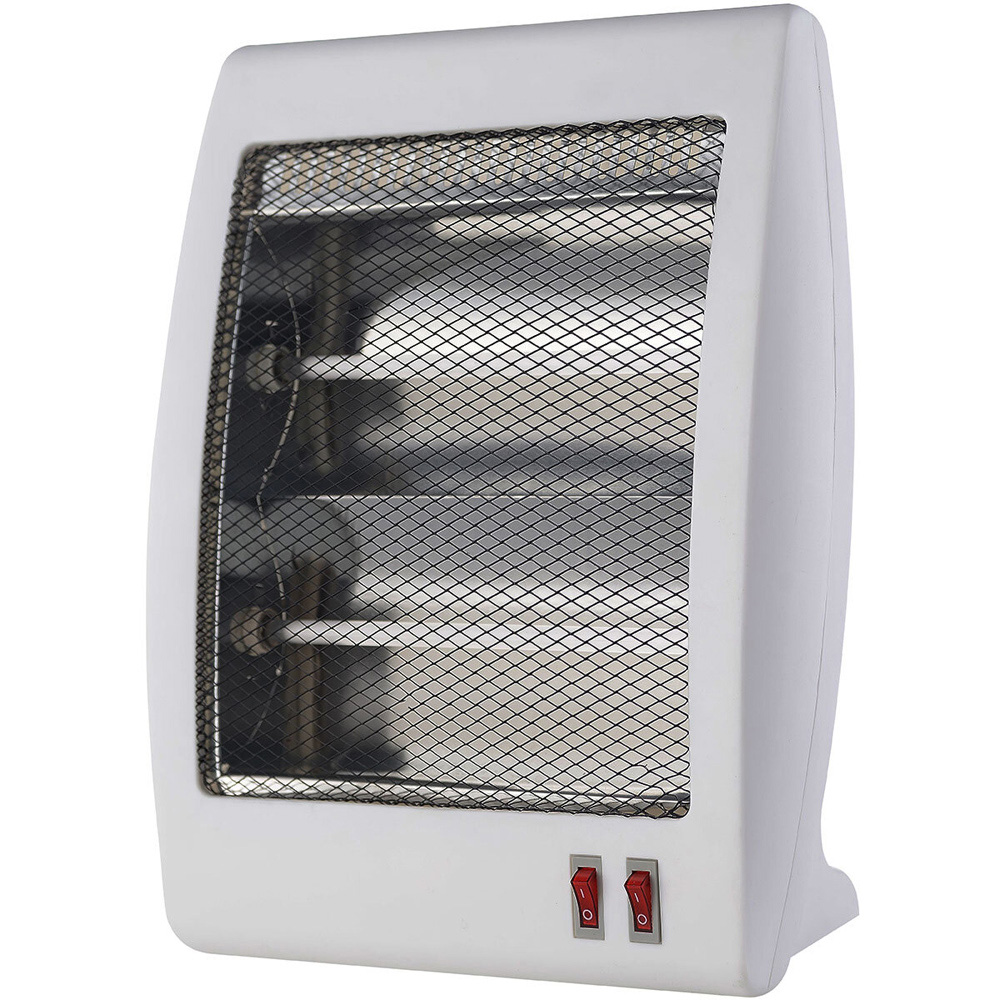 White Quartz Heater with 2 Heat Settings Image