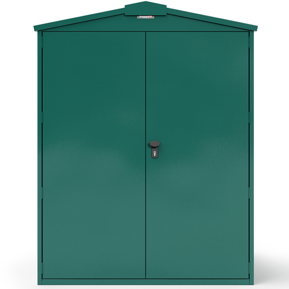 Asgard Centurion 5 x 9ft Double Door Green High Security Bike Shed Image 3