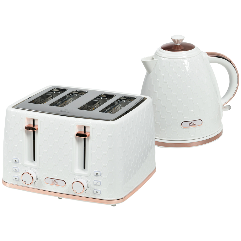 HOMCOM 800-206V70CW Cream 1.7L Fast Boil Electric Kettle 3kW Image 3