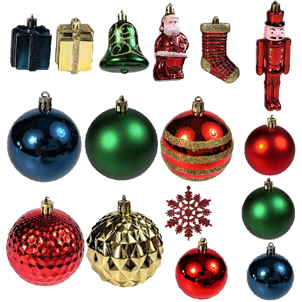 Set of 106 Timeless Christmas Baubles Image 2
