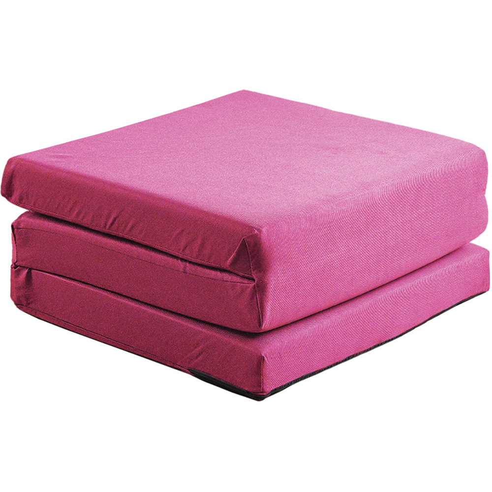 Visco Therapy Kids Pink Folding Futon Z Bed Mattress Image 4