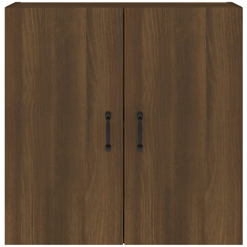 vidaXL 2 Door Brown Oak Wall Cabinet Image 3
