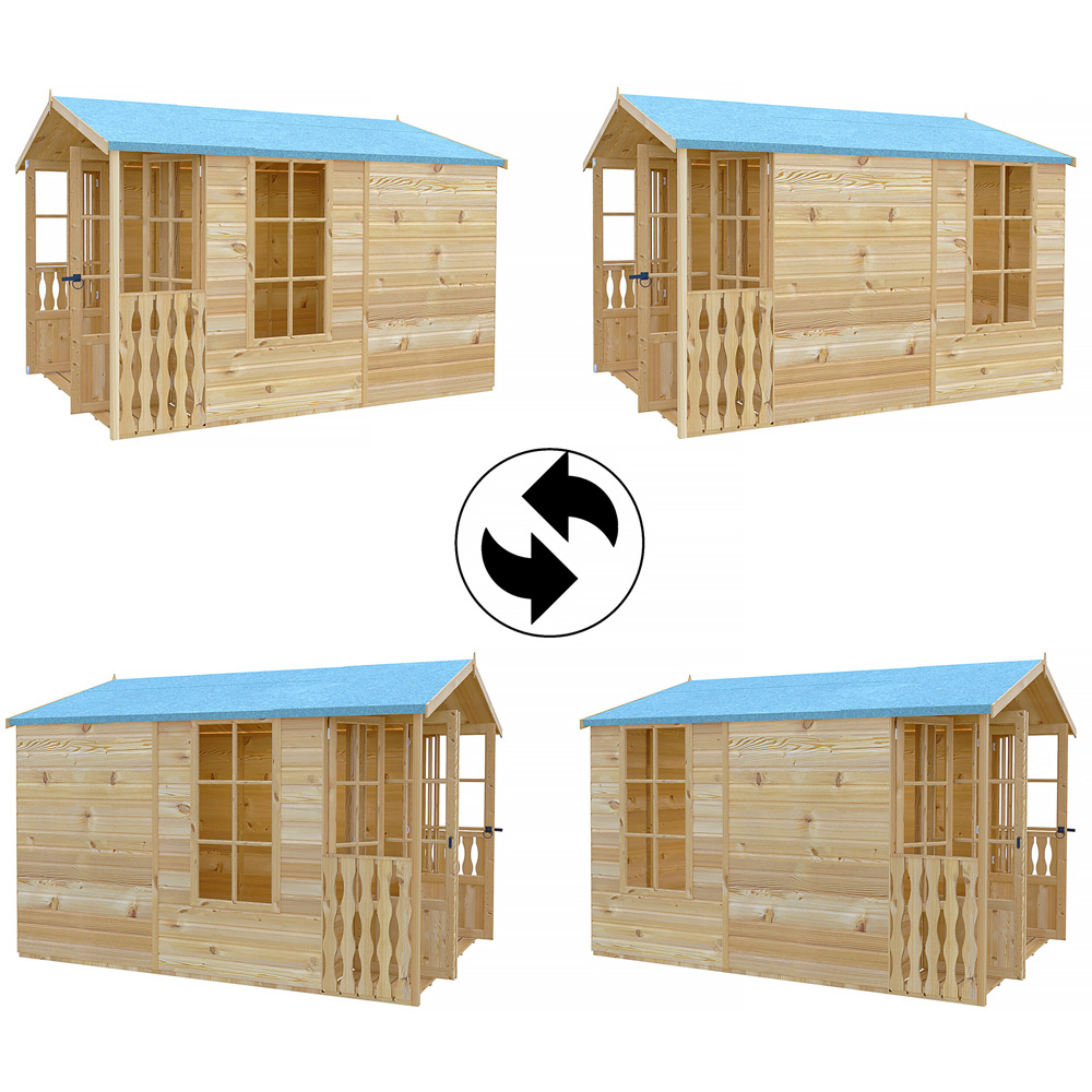 Shire Delmora 8 x 10ft Double Door Traditional Summerhouse Image 5