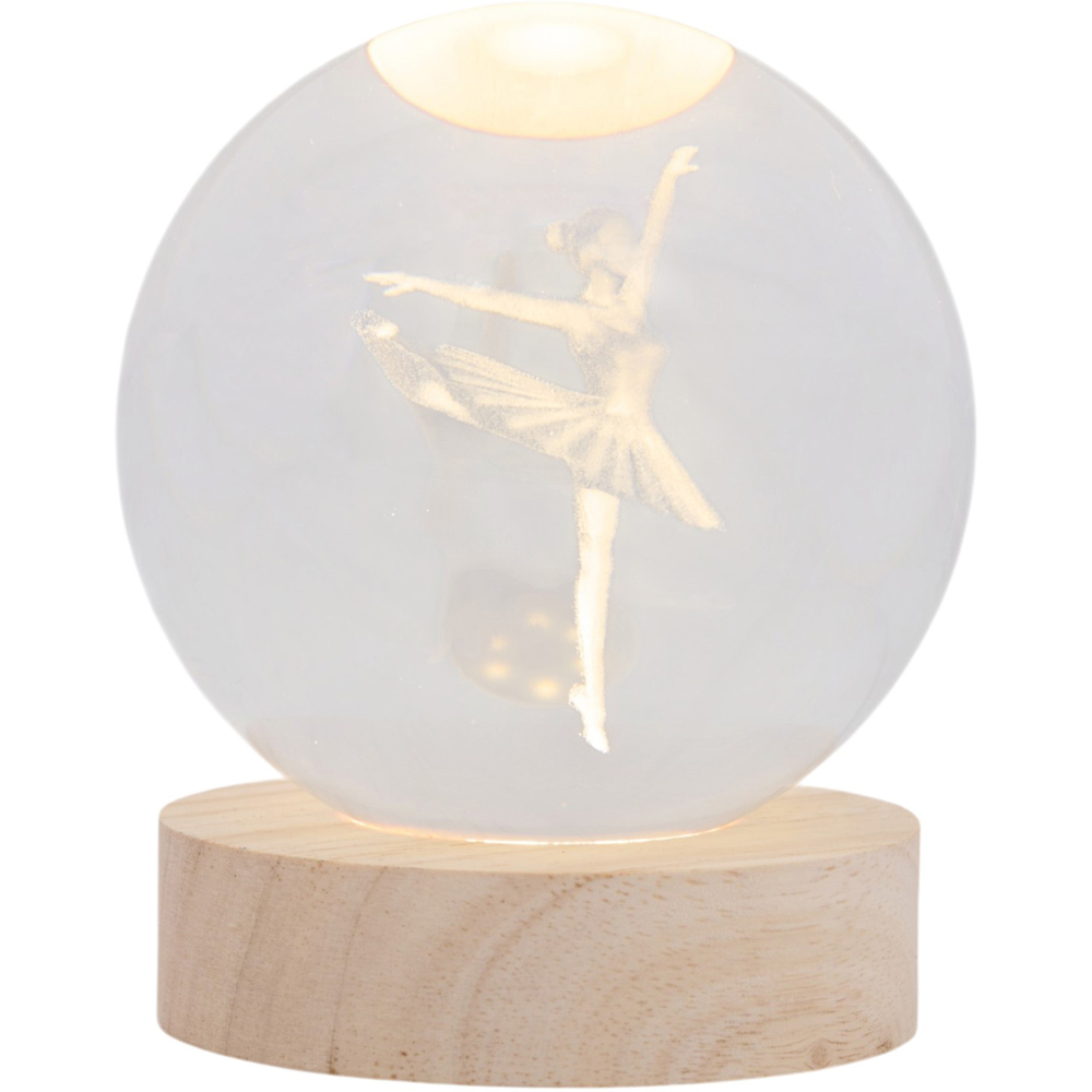 Ballerina Mini Glass Ball Light Image 3