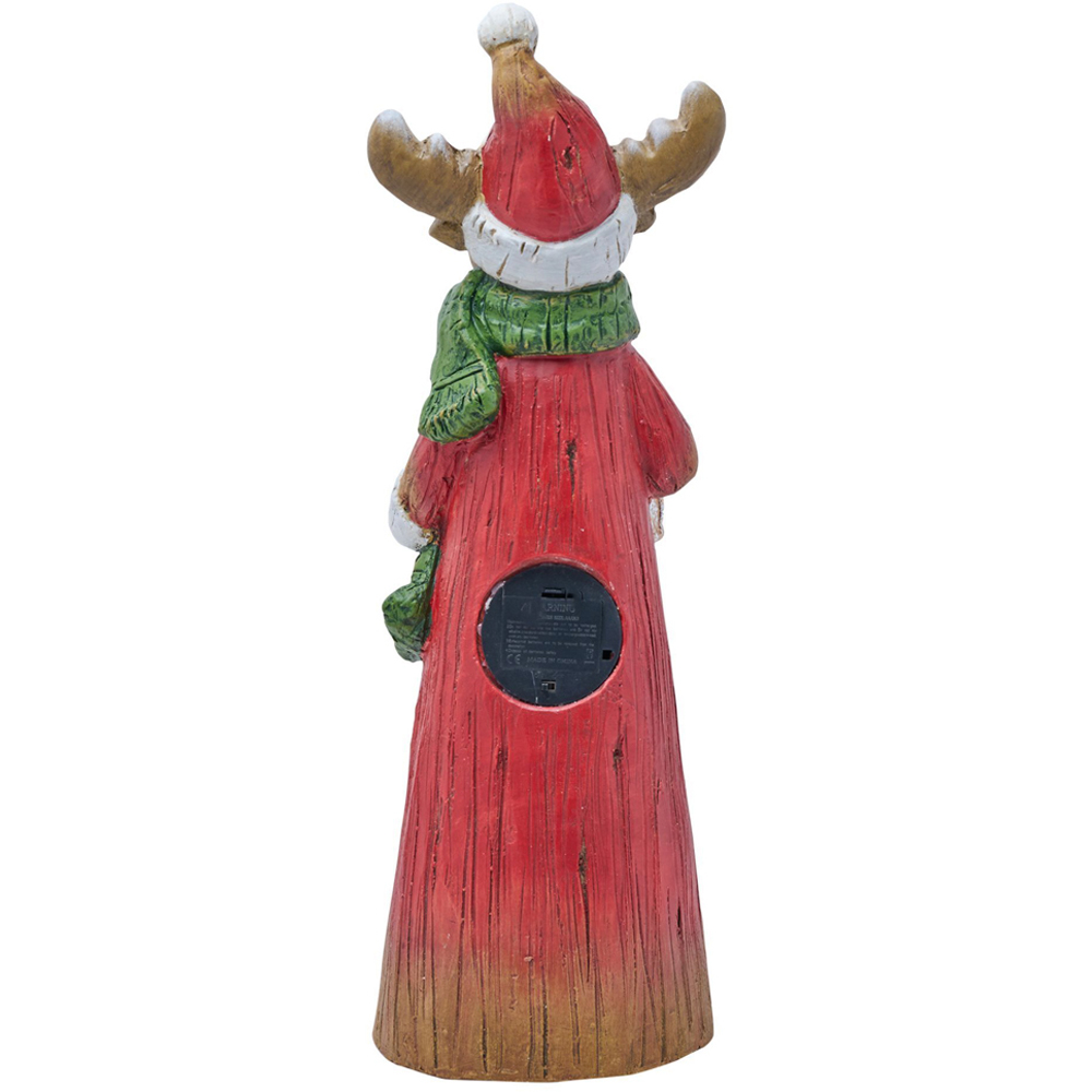 The Seasonal Gift Co. LED Reindeer Wood Effect Christmas Decoration Image 3