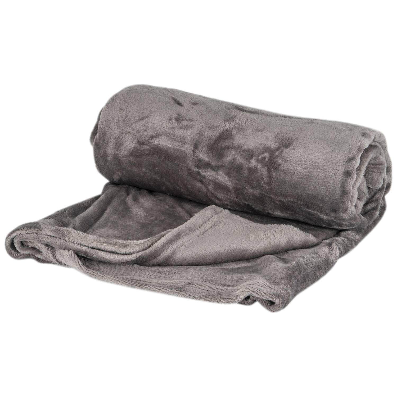 Divante Charcoal Supersoft Large Throw Image 3