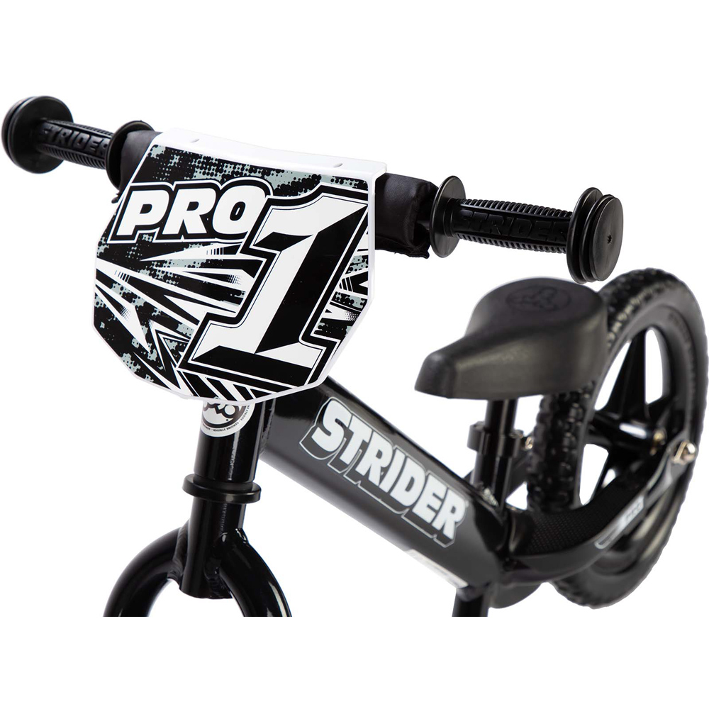 Strider Pro 12 inch Black Balance Bike Image 3