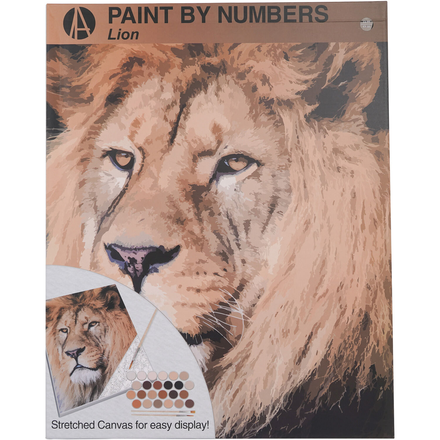 Paint by Numbers Lion or White Tiger Image 4