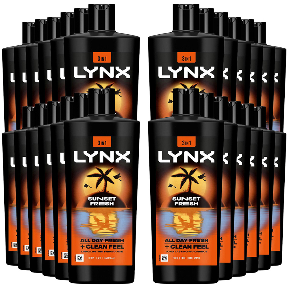 Lynx XXL Sunset Fresh Body Wash 700ml 24 Pack Image 1