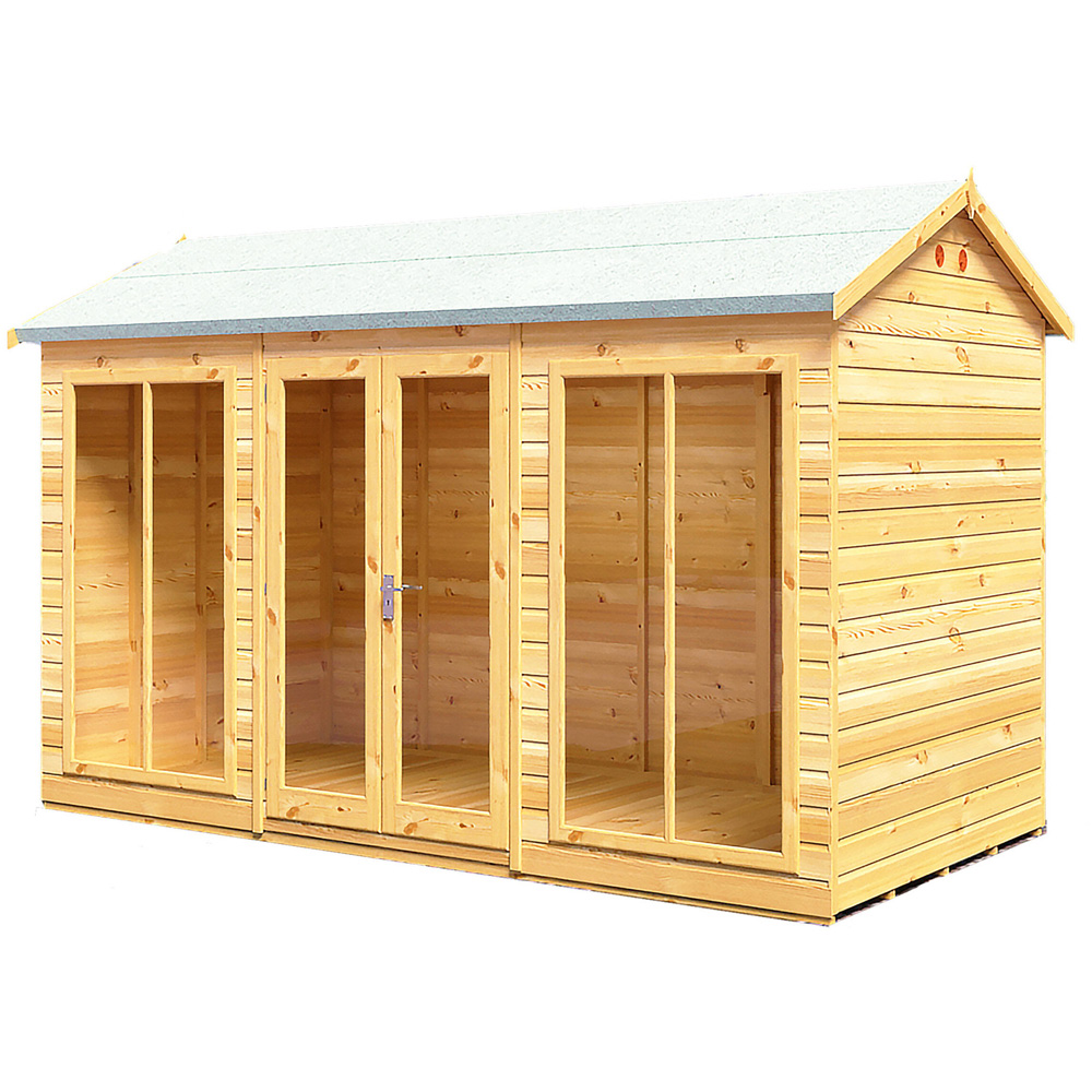Shire Mayfield 12 x 6ft Double Door Traditional Summerhouse Image 1