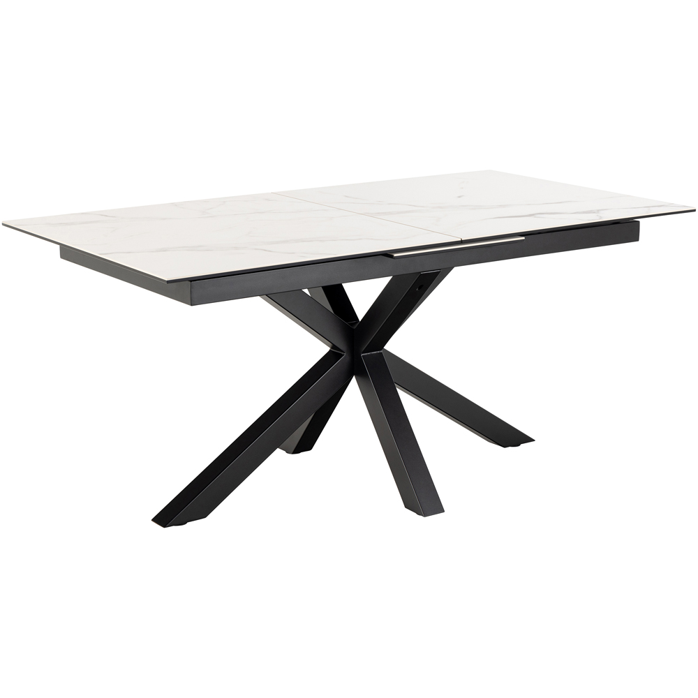 Florence Heaven Ceramic 8 Seater Extendable Dining Table White Image 2
