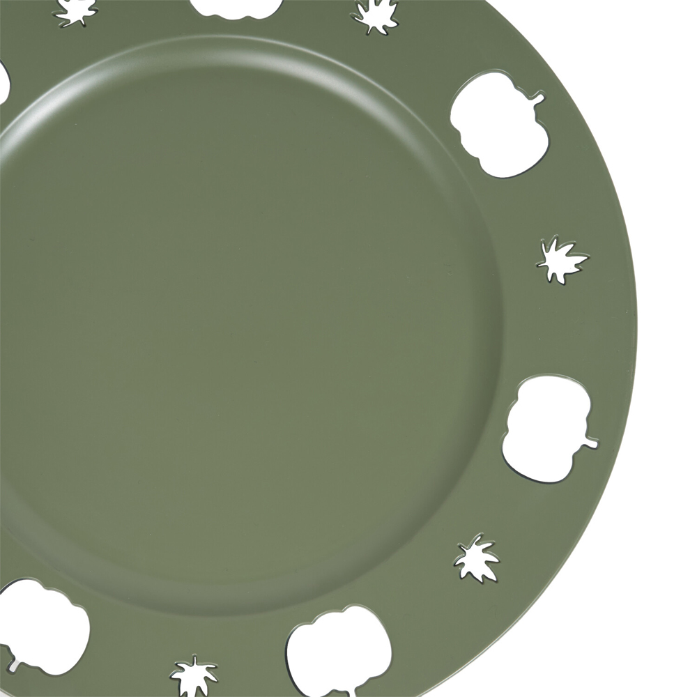 Pumpkin Charger Plate Image 8