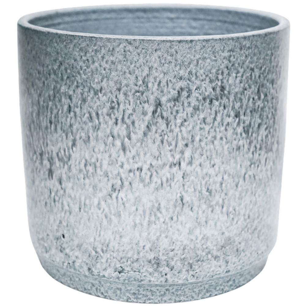 Ivyline Wesley Blue Marble Planter 22 x 26cm Image 1