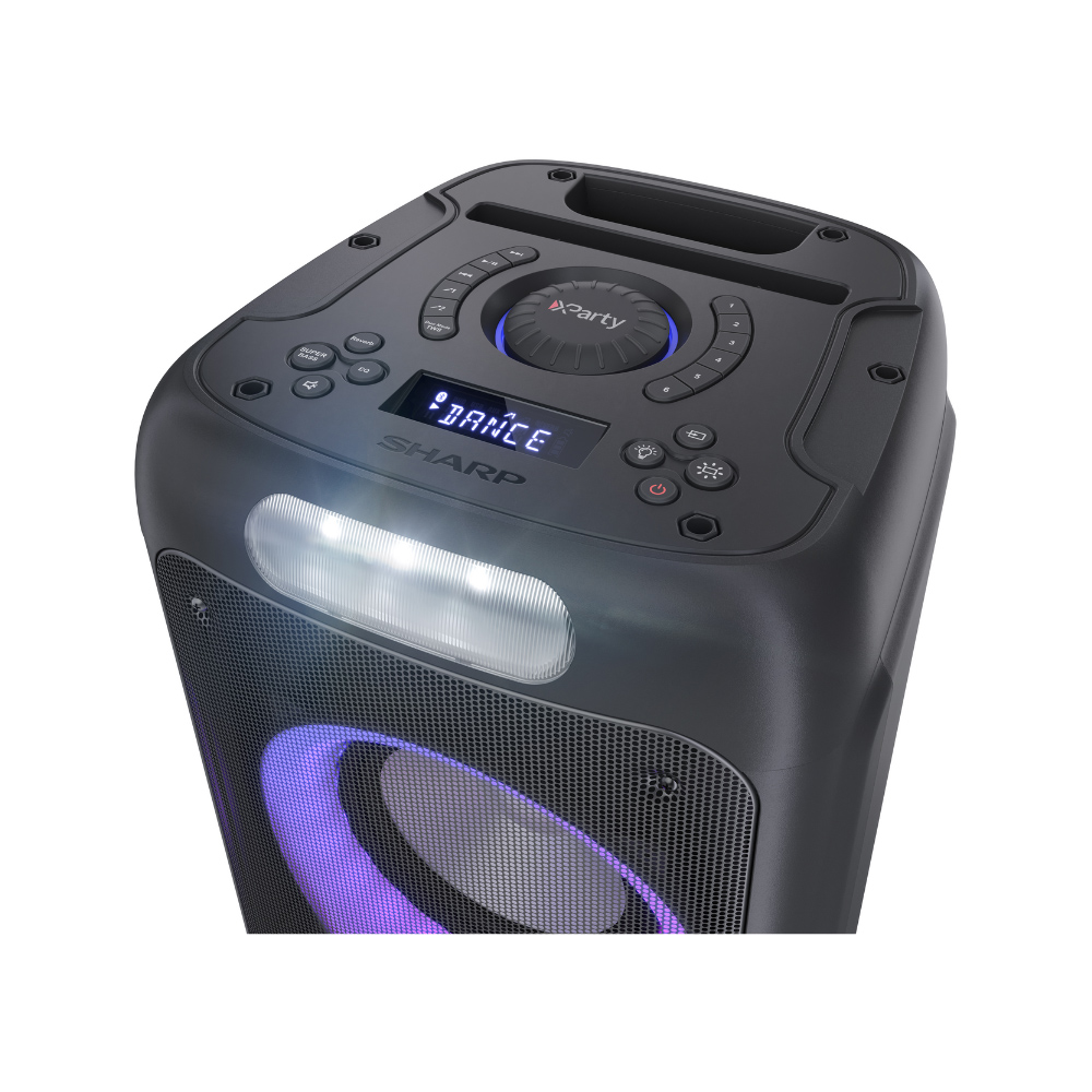 Sharp Black Xparty Street Beat Party Speaker Image 6