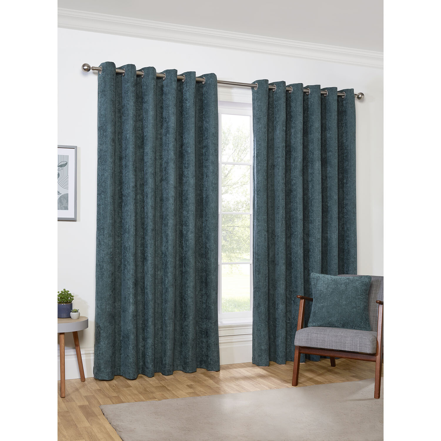 Alden Thermal Curtains - Emerald / 229cm / 168cm Image 2