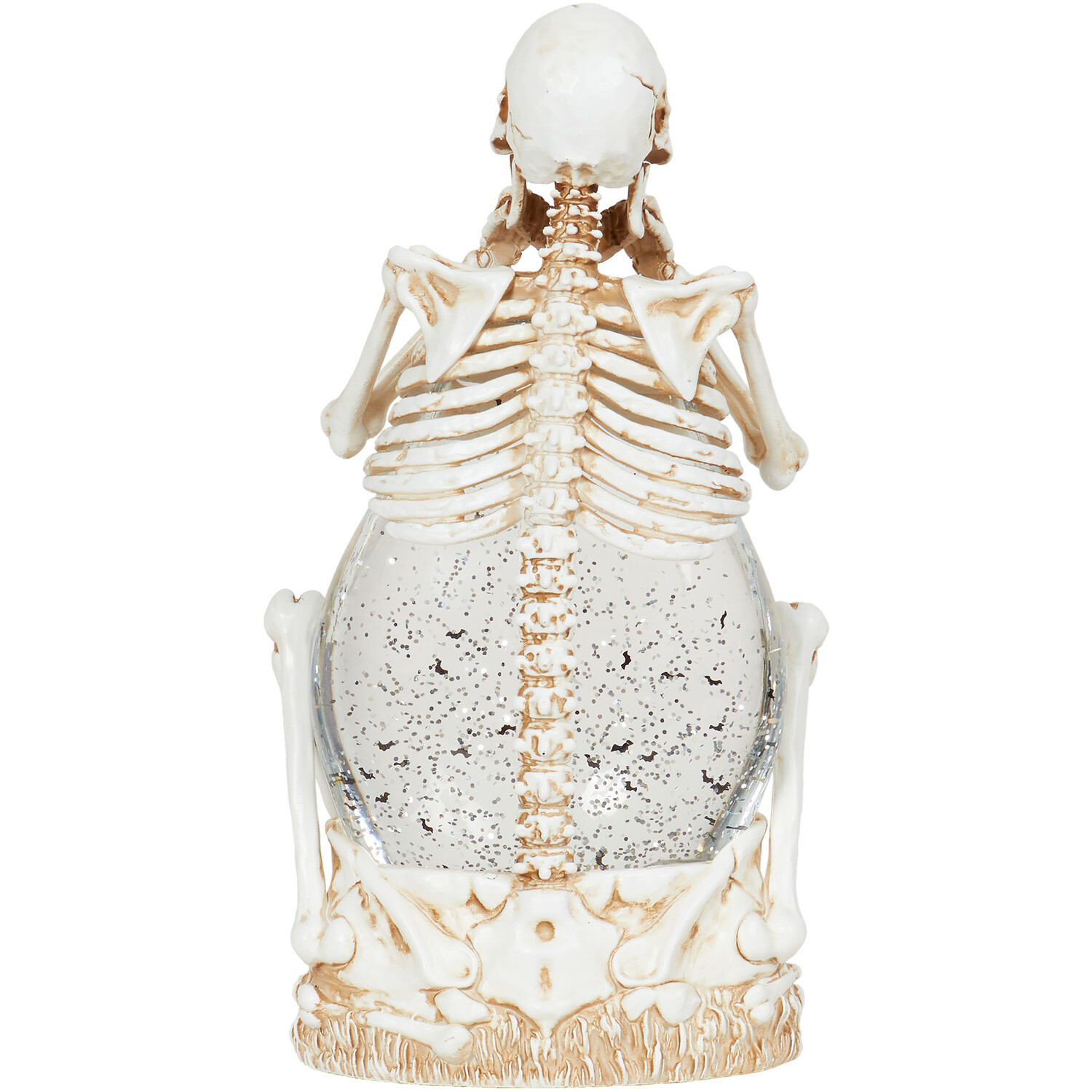 LED Spinning Skeleton Decoration - White Image 3