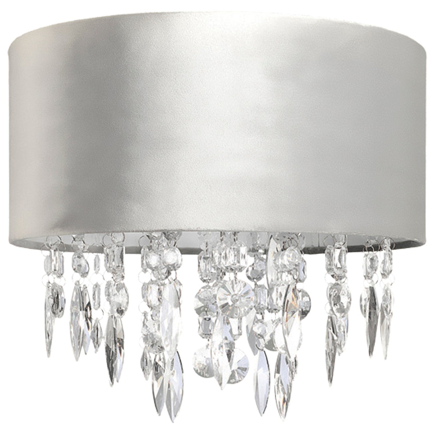 Grey Matte Velvet Droplet Pendant Lamp Shade Image