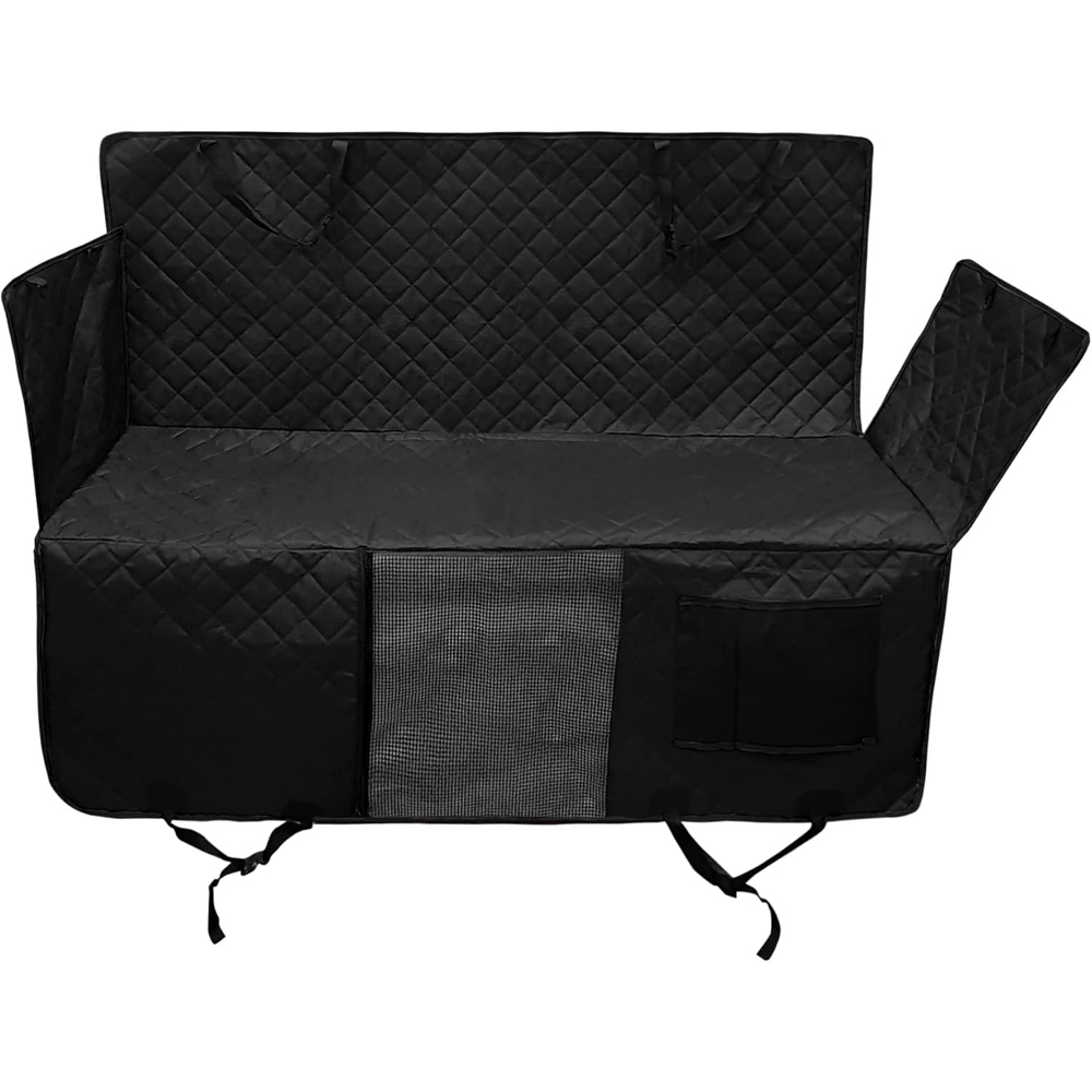 wilko Black Waterproof Dog Car Seat Cover Image 4