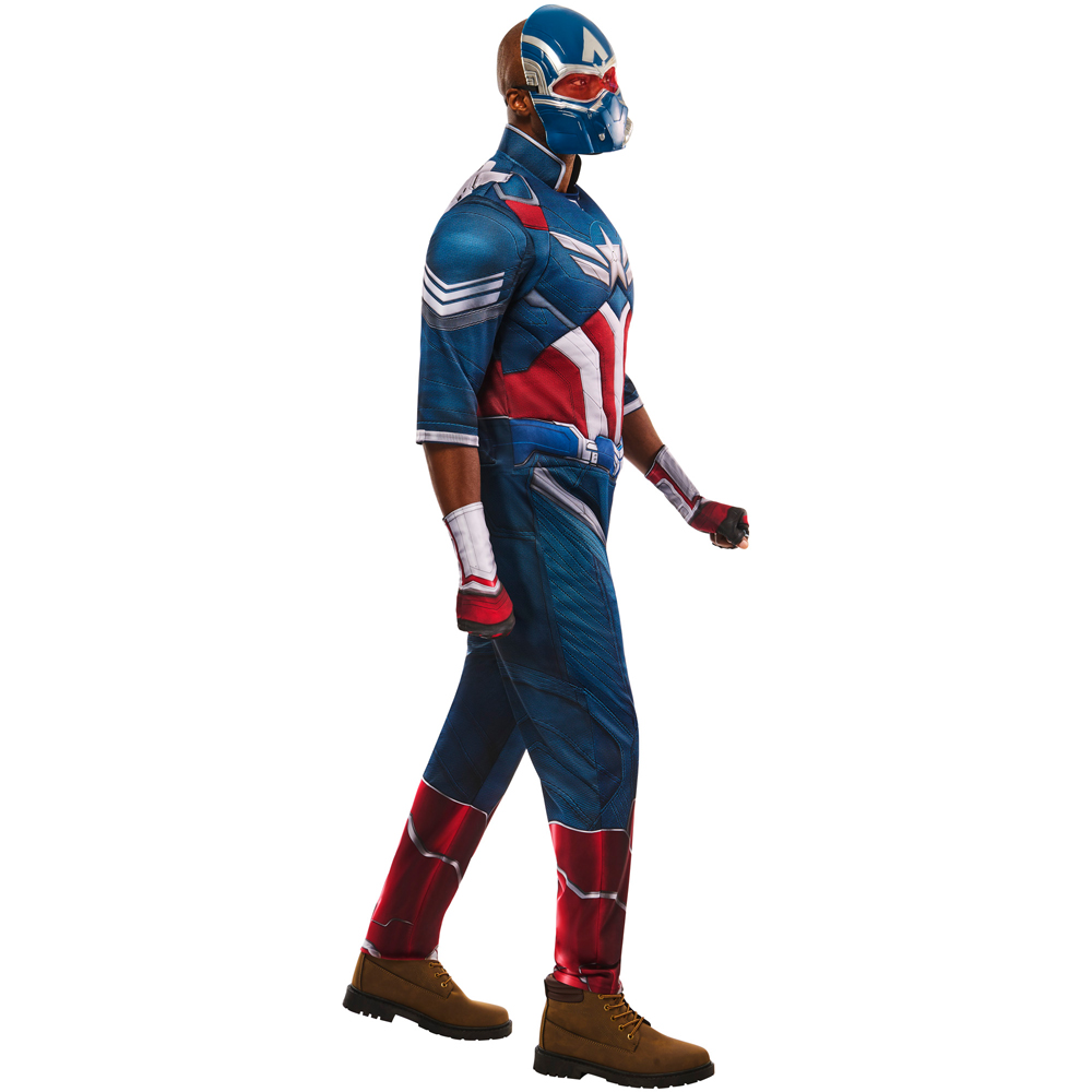 Marvel Deluxe Brave New World Captain America Adult Costume Large Image 6