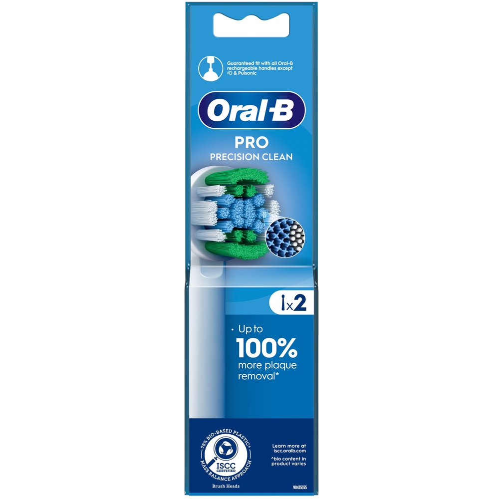 Oral-B Precision Clean X-Filaments Replacement Head 2 Pack Image 1