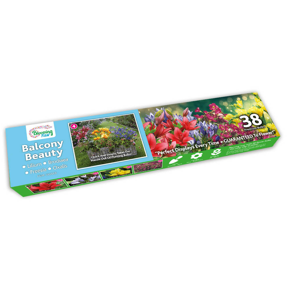 wilko Plant-o-Mat Balcony Beauty 5 Mixed Varieties Bulbs 38 Pack Image 3
