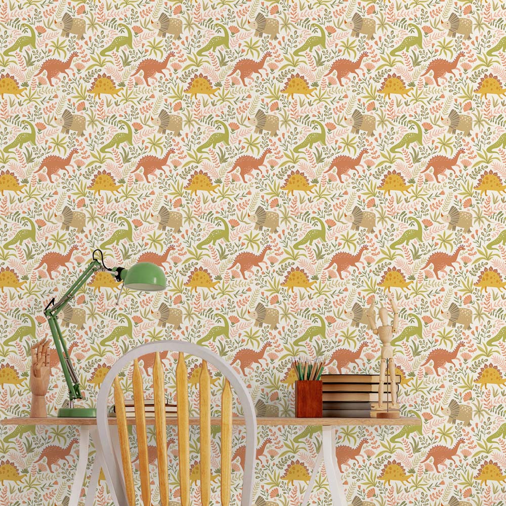 Hoopla Walls Peekaboo Jurassic Party Bronze Age Wallpaper Image 2