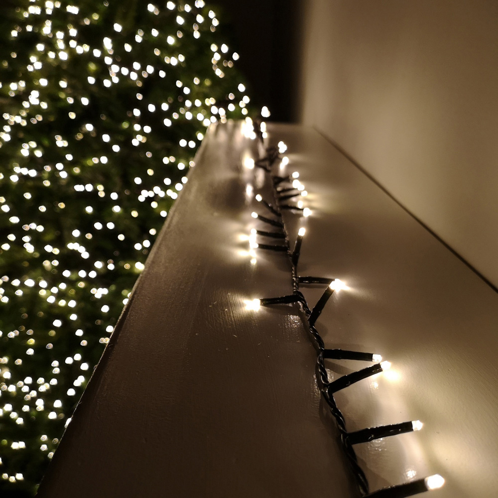 Premier TreeBrights 240 Warm White LED Multi-Function Christmas String ...