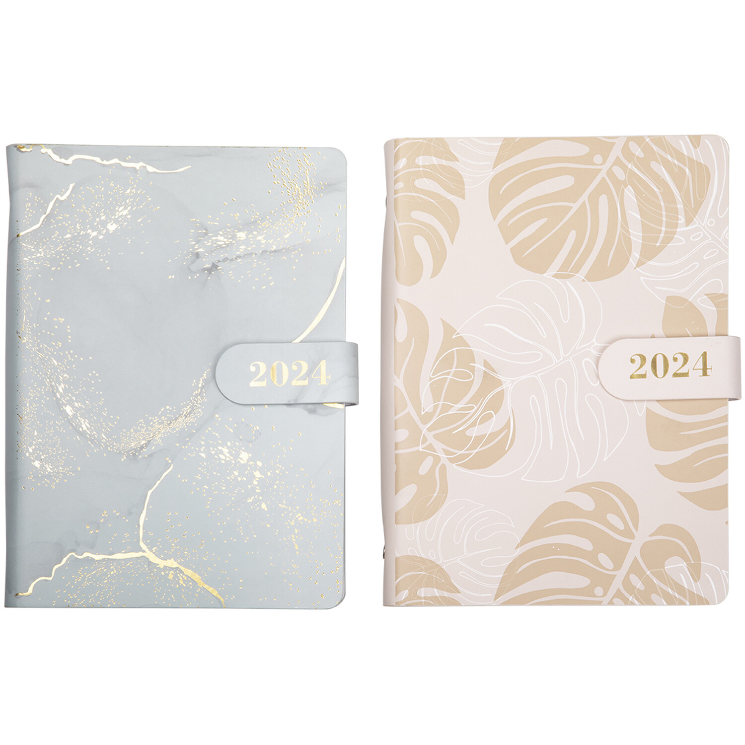 2024 Palm Leaf or Marble Index Diary Image 1