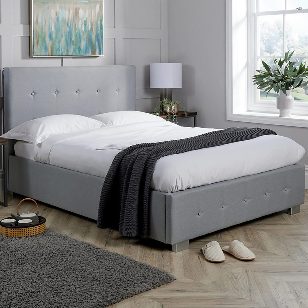 Home Source Savannah King Size Gas End Lift Ottoman Bed Image 1
