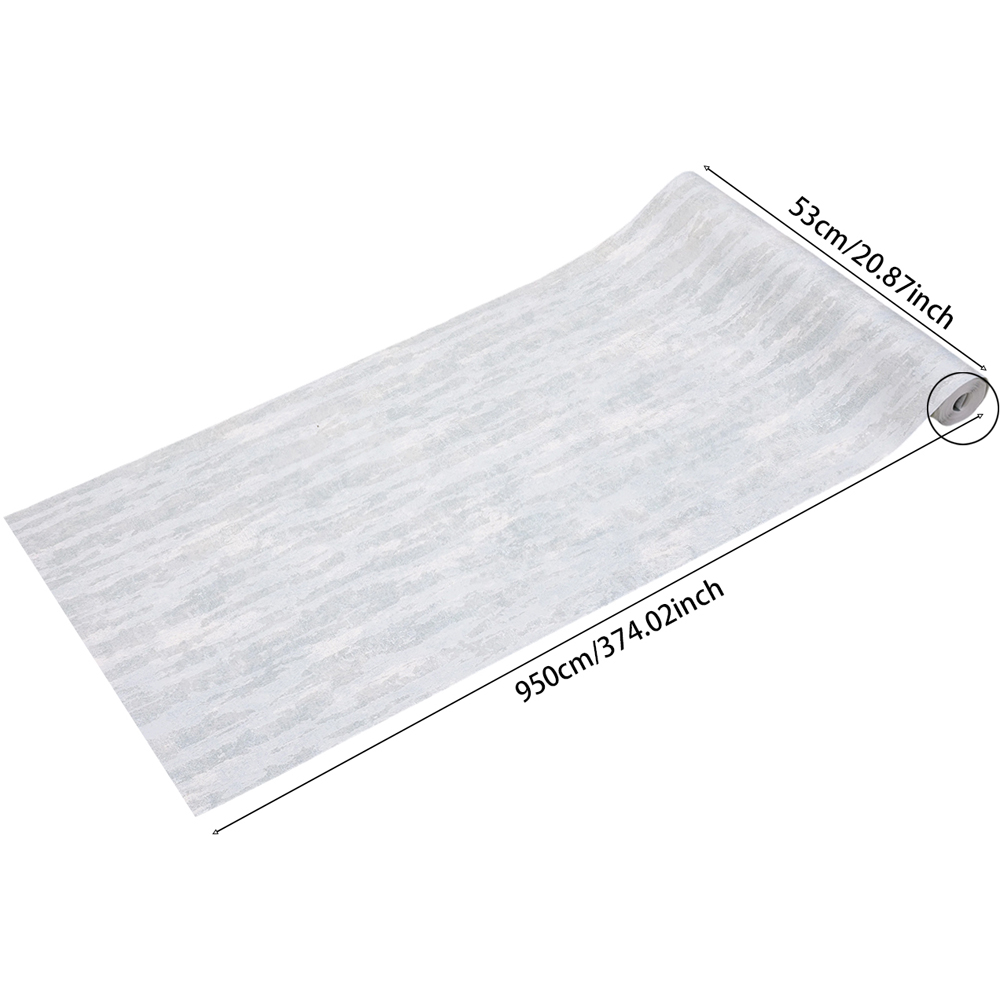 Living and Home Light Grey 3D Embossed Non-Woven Wallpaper Roll 950 x 53cm Image 8