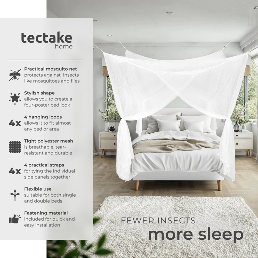 tectake Fine Mesh Mosquito Net Image 6