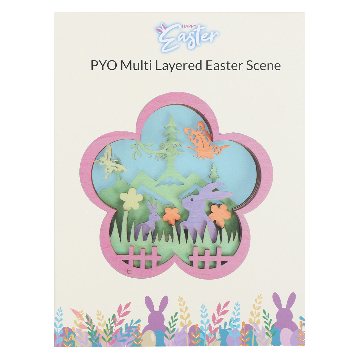 Paint Your Own Multi layered Easter Scene Image 4
