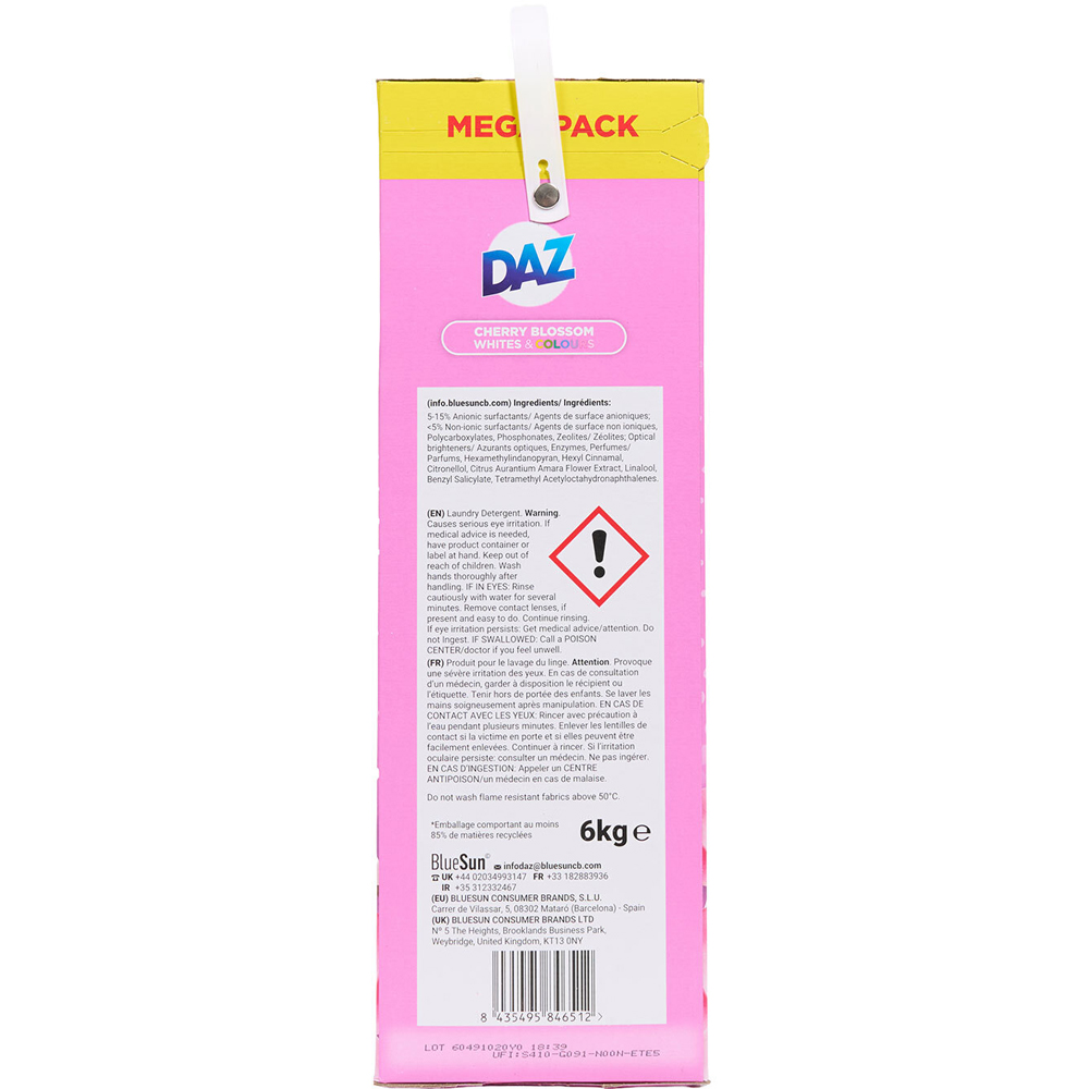 Daz Cherry Blossom Washing Powder 42 Washes Image 4