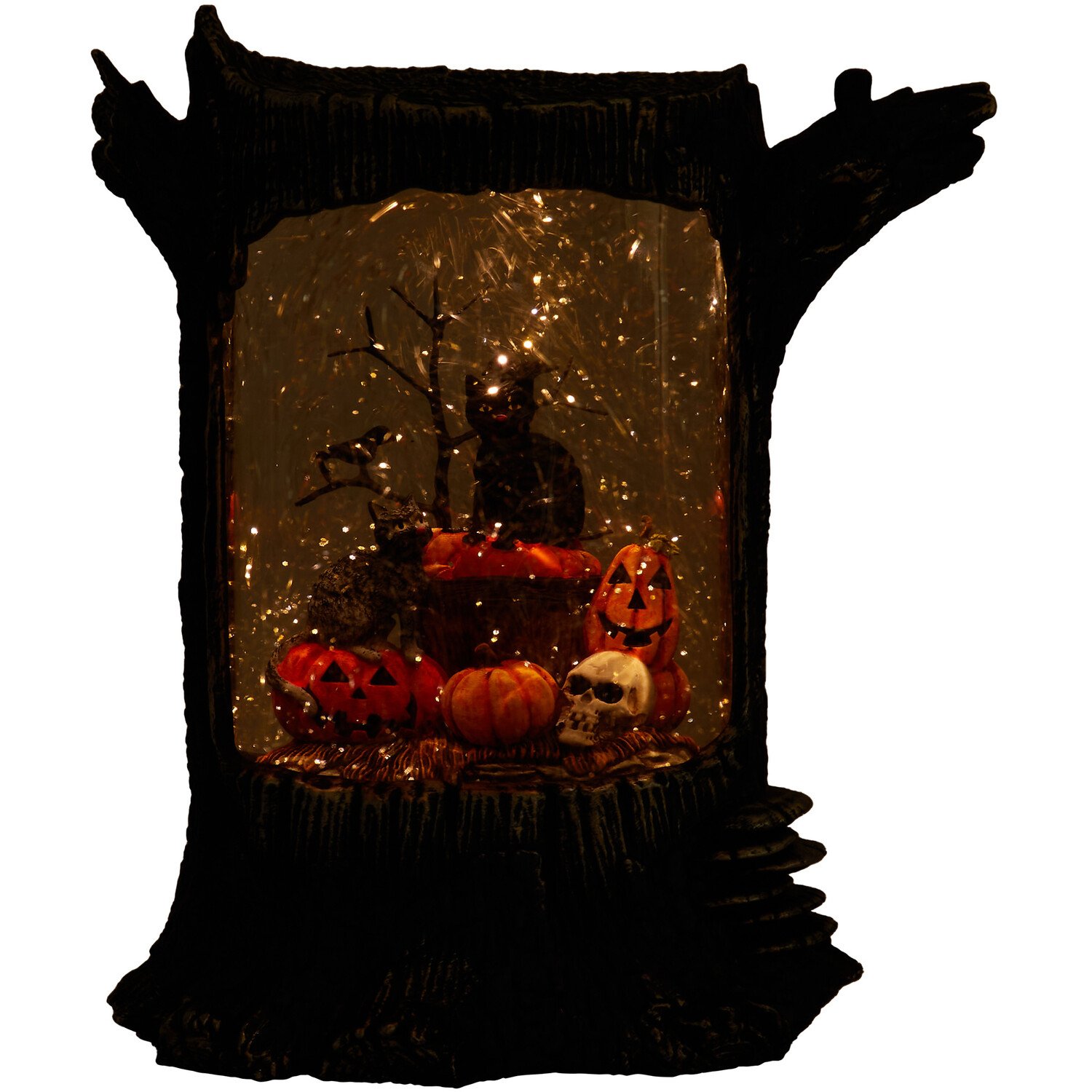 LED Spinning Cat Light Decoration - Black Image 5