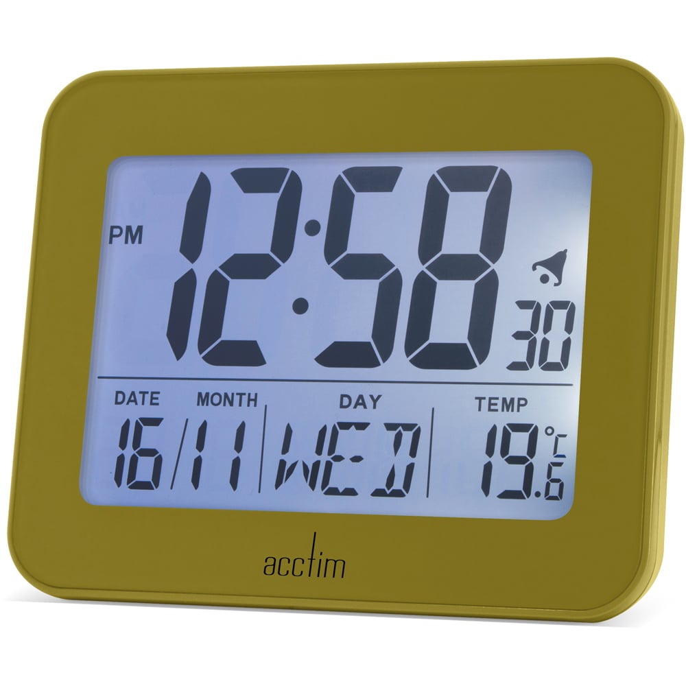 Acctim Otto Heathland LCD Alarm Clock 8cm Image 2