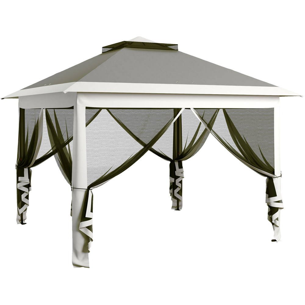 Outsunny Dark Grey Pop Up Gazebo Image 2